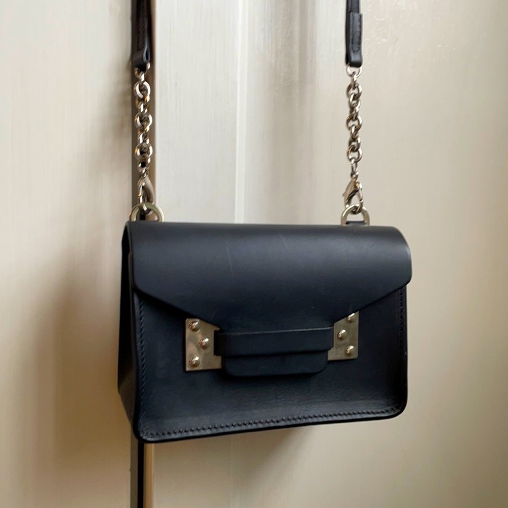 Sophie Hulme London mini crossbody (black)